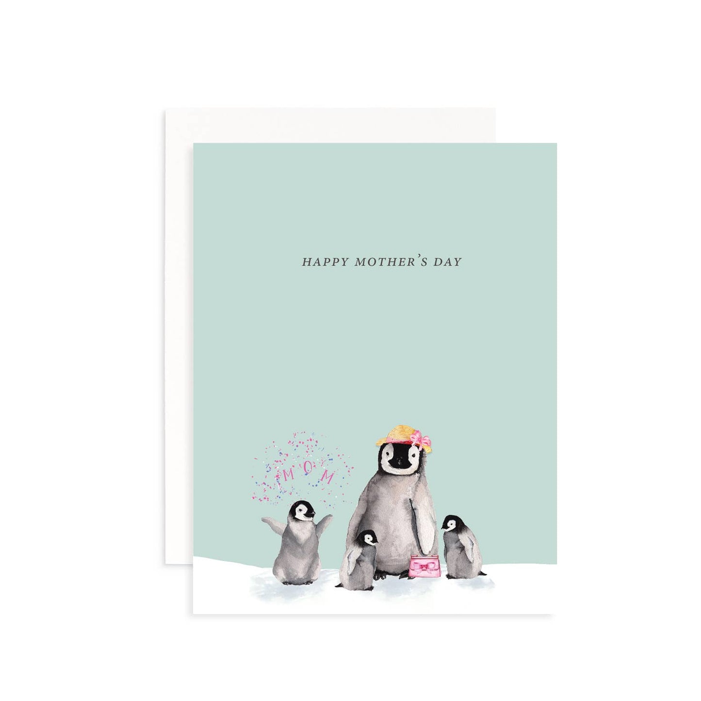 Happy Mother's Day Penguins Greeting Card