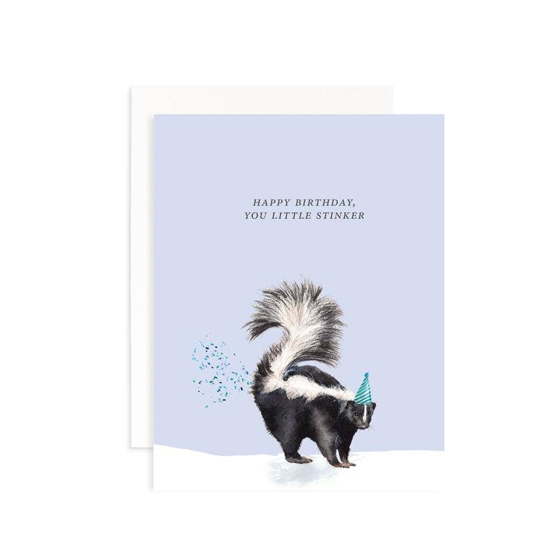 Happy Birthday You Little Stinker Greeting Card